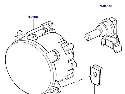 415AEN ПЕРЕДНИЕ ПРОТИВОТУМАННЫЕ ФАРЫ  Range Rover Sport (L320)