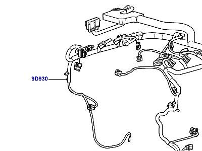 418AFF ЭЛЕКТРОПР.НА ДВИГАТ.И ПЕРЕГОРОДКЕ ДВИГАТЕЛЬ  Range Rover Sport (L320)