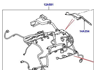 418AFG ЭЛЕКТРОПР.НА ДВИГАТ.И ПЕРЕГОРОДКЕ ДВИГАТЕЛЬ  Range Rover Sport (L320)