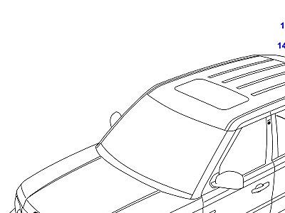 418AGJ ЭЛЕКТРОПРОВОДКА КУЗОВА И ЗАДКА ДЕМПФЕР  Range Rover Sport (L320)
