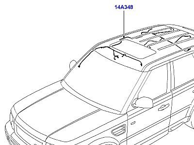 418AGL ЭЛЕКТРОПРОВОДКА КУЗОВА И ЗАДКА КРЫШКА  Range Rover Sport (L320)