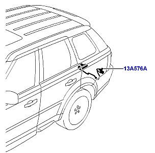 418AGO ЭЛЕКТРОПРОВОДКА КУЗОВА И ЗАДКА TOWING  Range Rover Sport (L320)