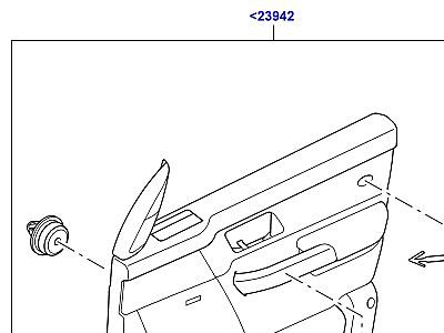 503ADV ПАНЕЛИ ОТДЕЛКИ ПЕРЕДНИХ ДВЕРЕЙ  Range Rover Sport (L320)