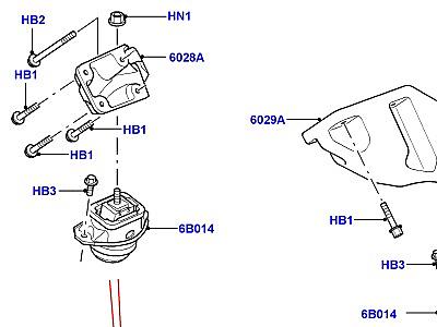 517ALM ОПОРА ДВИГАТЕЛЯ  Range Rover Sport (L320)