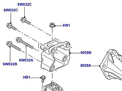 517ALN ОПОРА ДВИГАТЕЛЯ  Range Rover Sport (L320)
