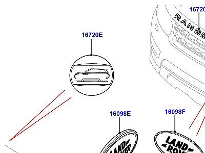 100AAC ПАСПОРТНЫЕ ТАБЛИЧКИ  Range Rover Sport (L494)