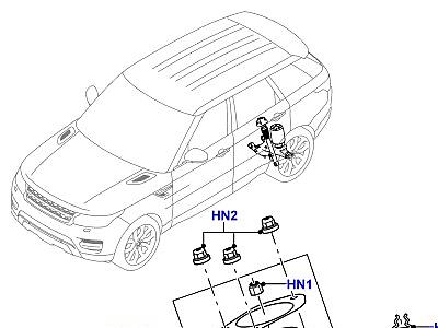 202ABH ЗАДНИЕ ПРУЖИНЫ И АМОРТИЗАТОРЫ  Range Rover Sport (L494)