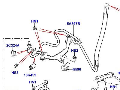 205ACQ СИСТЕМА АКТИВНОЙ СТАБИЛИЗАЦИИ ТРУБОПРОВОДЫ ВЫСОКОГО ДАВЛЕНИЯ НАСОС ARC  Range Rover Sport (L494)