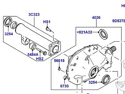 208ADO КАРТЕР ПЕРЕДНЕГО МОСТА  Range Rover Sport (L494)