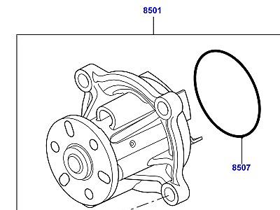 302ABPE НАСОС ОХЛАЖДАЮЩЕЙ ЖИДКОСТИ 4.4L DOHC ДИЗЕЛЬ V8 DITC  Range Rover Sport (L494)
