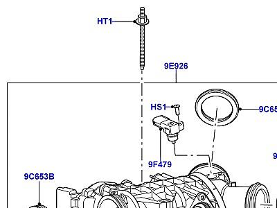 303ACT6 КОРПУС ДРОССЕЛЬНОЙ ЗАСЛОНКИ 3.0 ДИЗЕЛЬ 24V DOHC TC  Range Rover Sport (L494)