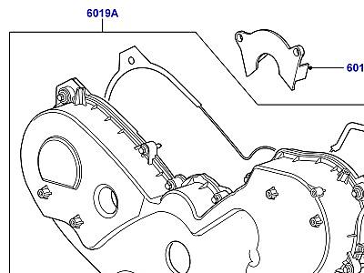 309AEX6 КРЫШКИ ГАЗОРАСПРЕДЕЛИ. МЕХАНИЗМА 3.0 ДИЗЕЛЬ 24V DOHC TC  Range Rover Sport (L494)