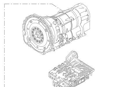 313AGKO БЛОК КЛАП.-ГЛ.БЛОК УПР.И СЕРВОБЛ. 8 SPEED AUTO TRANSMISSION  Range Rover Sport (L494)