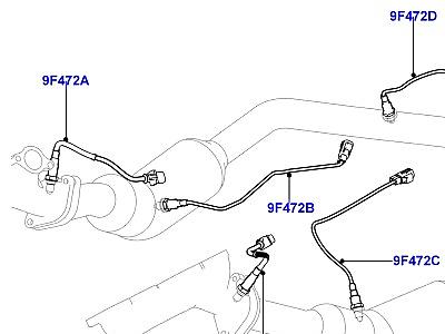 321AIQI СИСТЕМА ВЫПУСКА 5.0L OHC SGDI SC V8 БЕНЗИН, ДАТЧИКИ СИСТЕМА ВЫПУСКА ОТРАБОТАВШИХ ГАЗОВ  Range Rover Sport (L494)