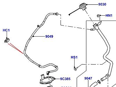 323AJK6 ТОПЛИВНЫЙ БАК И СОПУТСТВУЮЩИЕ ЭЛЕМЕНТЫ 3.0 ДИЗЕЛЬ 24V DOHC TC  Range Rover Sport (L494)