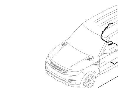 323AJV7 ТОПЛИВНЫЕ МАГИСТРАЛИ 3.0L DOHC GDI SC V6 БЕНЗИН, ЗАДНИЙ  Range Rover Sport (L494)