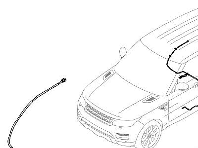 323AKCI ТОПЛИВНЫЕ МАГИСТРАЛИ 5.0L OHC SGDI SC V8 БЕНЗИН, ЗАДНИЙ  Range Rover Sport (L494)