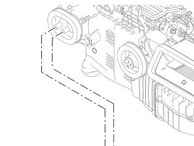 401ABG ШЛАНГИ ОТОПИТЕЛЯ  Range Rover Sport (L494)