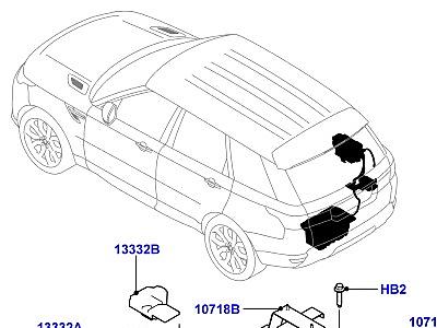 406ACO АККУМУЛЯТОР И ОПОРЫ  Range Rover Sport (L494)