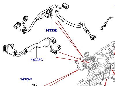 408ADH ГИБРИДНЫЕ ЭЛЕКТРИЧЕСКИЕ МОДУЛИ ПРОВОДА ТЯГОВОГО АККУМУЛЯТОРА  Range Rover Sport (L494)