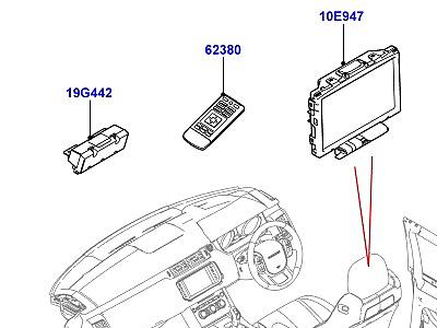 409ADL СЕМЕЙНАЯ РАЗВЛЕКАТЕЛЬНАЯ СИСТЕМА  Range Rover Sport (L494)