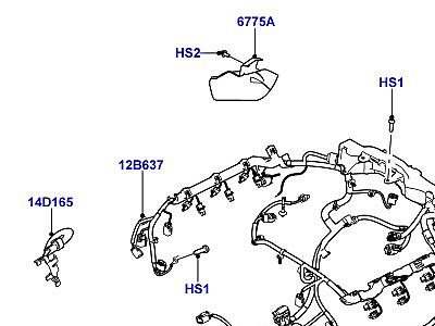 418AFI ЭЛЕКТРОПР.НА ДВИГАТ.И ПЕРЕГОРОДКЕ  Range Rover Sport (L494)