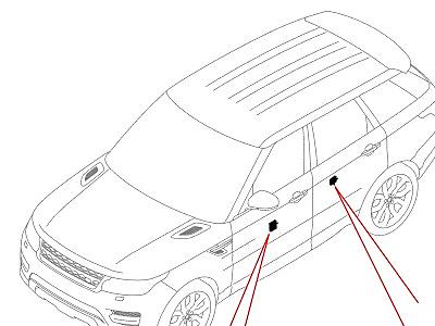 420AHK МОДУЛИ И ДАТЧИКИ АВТОМОБИЛЯ ДВЕРЬ  Range Rover Sport (L494)
