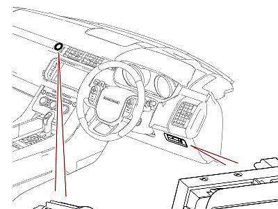 420AHO ПЕРЕКЛЮЧАТЕЛИ ВСПОМОГАТЕЛЬНЫЙ БЛОК  Range Rover Sport (L494)