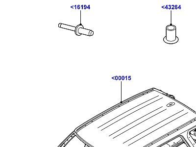500AAA КАРКАС КУЗОВА  Range Rover Sport (L494)