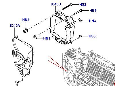 501ABD ВЕНТИЛЯЦИОННЫЕ ДЕФЛЕКТОРЫ  Range Rover Sport (L494)