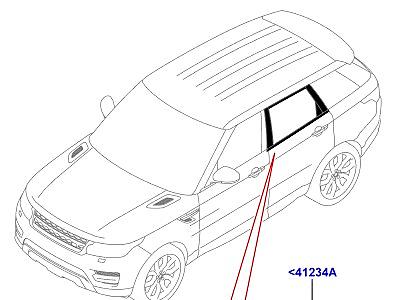 502ABQ ЗАДНИЕ ДВЕРИ, ПЕТЛИ И УПЛОТНИТЕЛИ ЭЛЕМЕНТЫ ОТДЕЛКИ  Range Rover Sport (L494)