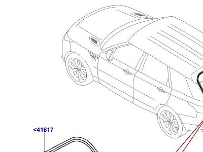 502ABU ДВЕРЬ БАГАЖНОГО ОТДЕЛЕНИЯ ОТДЕЛКА И УПЛОТНЕНИЯ  Range Rover Sport (L494)