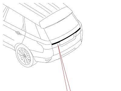502ABV ДВЕРЬ БАГАЖНОГО ОТДЕЛЕНИЯ ОТДЕЛКА И УПЛОТНЕНИЯ  Range Rover Sport (L494)