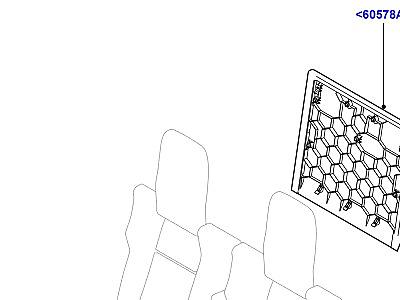 507AGL СПИНКА ЗАДНЕГО СИДЕНЬЯ РЯД 3  Range Rover Sport (L494)