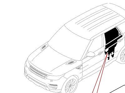508AHZ ОРГАНЫ УПРАВЛЕНИЯ СТЕКЛОМ ЗАДН.ДВ.И СТЕКЛОП.  Range Rover Sport (L494)