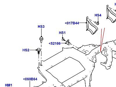 509AIJ ПАНЕЛЬ ПРИБОРОВ ВНУТРЕННИЕ ЭЛЕМЕНТЫ  Range Rover Sport (L494)