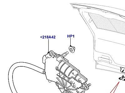 510AJS ОРГАНЫ УПРАВЛЕНИЯ ЗАМКОМ БАГ.ОТД./ДВ.БАГ.ОТД.  Range Rover Sport (L494)