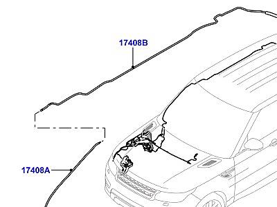 511AJZ ОМЫВАТЕЛЬ ЛОБОВОГО СТЕКЛА  Range Rover Sport (L494)