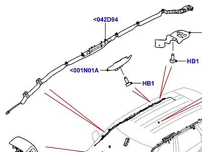 515ALF СИСТЕМА ПОДУШЕК БЕЗОПАСНОСТИ ПОДУЛИ ПОДУШЕК БЕЗОПАСНОСТИ  Range Rover Sport (L494)