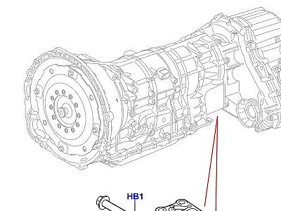 517ALS ОПОРА КОРОБКИ ПЕРЕДАЧ  Range Rover Sport (L494)